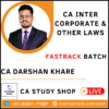 CA INTER LAW FASTRACK (LIVE AT HOME) BY CA DARSHAN KHARE