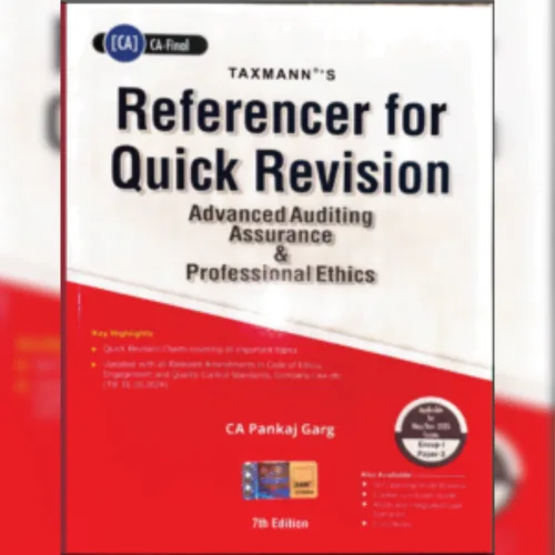 CA Final Audit Referencer for Quick Revision By CA Pankaj Garg