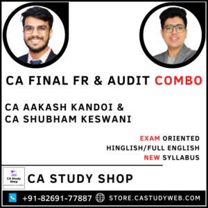 CA Final New Syllabus FR Audit Exam Oriented Batch By CA Aakash Kandoi CA Shubham Keswani