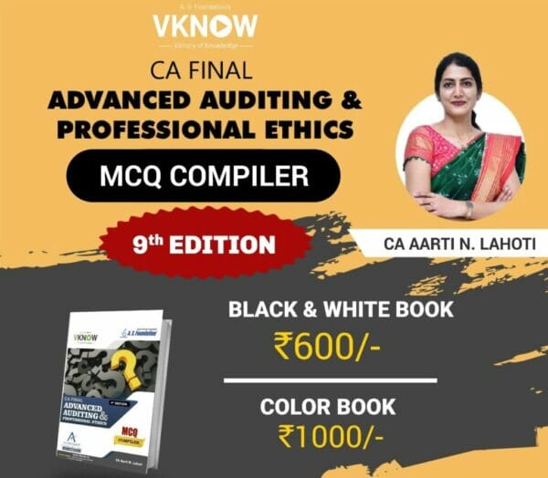 CA Aarti Lahoti MCQs Book CA Final
