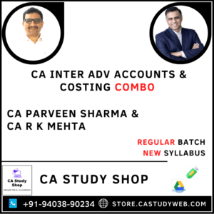 Adv Accounts Costing Combo by CA Parveen Sharma CA R K Mehta
