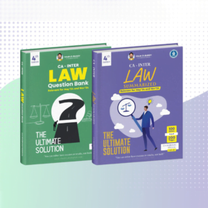 CA Inter Law Summary Book & Question Bank Combo by CA Shubham Singhal