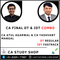 CA Final DT Regular IDT Fastrack Combo by CA Atul Agarwal CA Yashvant Mangal Combo