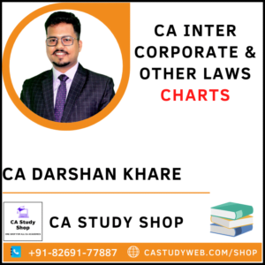 CA INTER LAW CHARTS BOOK BY CA DARSHAN KHARE