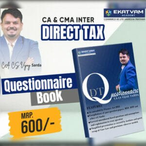 CA FINAL DIRECT TAX QUESTIONNAIRE BOOK BY CA VIJAY SARDA