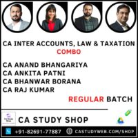 Inter Accounts Law Taxation by CA Anand Bhangariya CA Ankita Patni Bhanwar Borana Rajkumar