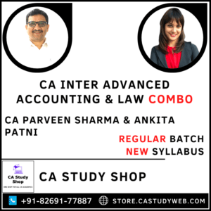 Advanced Accounts Law New Syllabus by CA Parveen Sharma CA Ankita Patni