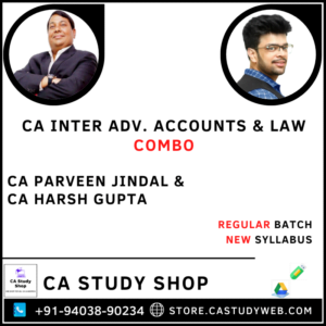 Inter Adv Accounts Law Combo by CA Parveen Jindal CA Harsh Gupta