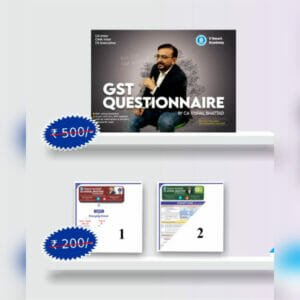 Inter GST Questionnaire and Charts Book Combo CA Vishal Bhattad