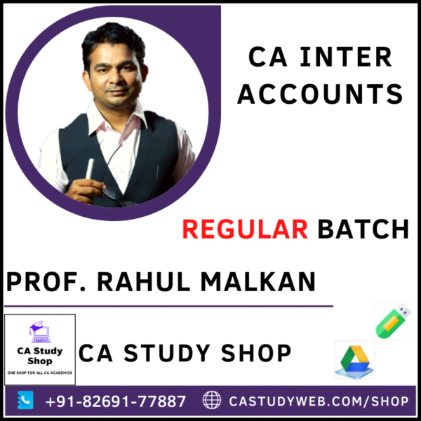 Prof Rahul Malkan Pendrive Classes Inter Accounts