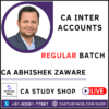 CA INTER ACCOUNTS [LIVE STREAMING] REGULAR BATCH BY CA ABHISHEK ZAWARE