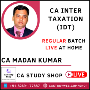 Inter GST Live at Home by CA Madan Kumar
