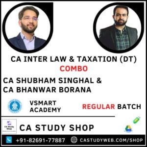 Inter Law DT Combo by CA Shubham Singhal CA Bhanwar Borana