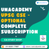 Unacademy UPSC CSE Optional Batch