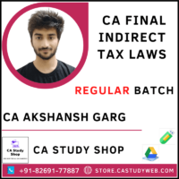 CA Akshansh Garg Pendrive Class CA Final IDT Regular Batch