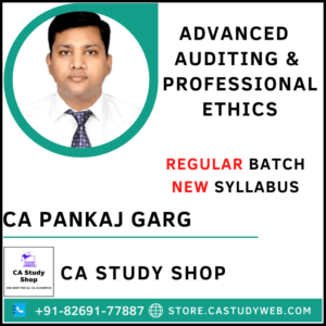 CA Pankaj Garg CA Final New Syllabus Audit