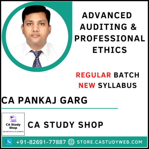 CA Pankaj Garg CA Final New Syllabus Audit