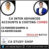 Adv Accounts Costing Combo by CA Parveen Sharma CA Ashish Kalra