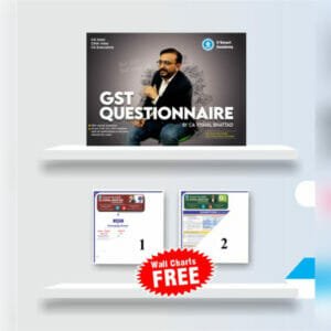 CA INTER GST QUESTIONNAIRE AND WALL CHART BY CA VISHAL BHATTAD