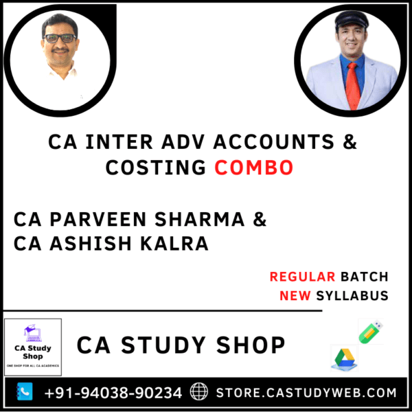Adv Accounts Costing Combo by CA Parveen Sharma CA Ashish Kalra