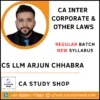 CS Arjun Chhabra Inter Law Full Course