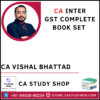 CA Vishal Bhattad Inter GST Complete Book Set Combo