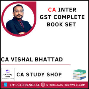 CA Vishal Bhattad Inter GST Complete Book Set Combo