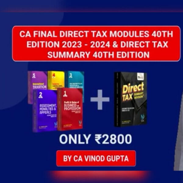 CA Vinod Gupta CA Final DT All Books Set