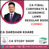 CA Final Law Books Combo by CA Darshan Khare