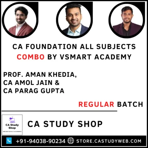 CA Foundation All Subjects Combo by VSmart Academy