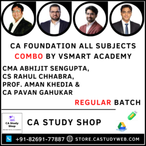 CA Foundation All Subjects Combo by VSmart Academy