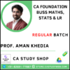 CA Foundation Maths Classes by Prof Aman Khedia