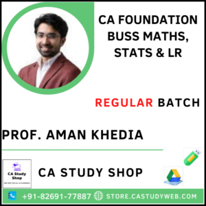 CA Foundation Maths Classes by Prof Aman Khedia