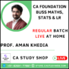 CA Foundation Live at Home Maths Classes by Prof Aman Khedia