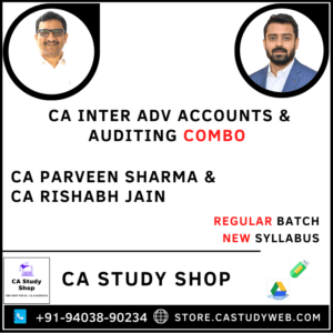 Advanced Accounts Audit Combo by CA Parveen Sharma CA Rishabh Jain