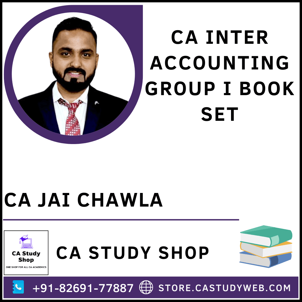 CA INTER ACCOUNTS GROUP 1 BOOK SET ACC KI JAI + AS TRUMP + CHART BOOK Jai Chawla Chart Book Pdf
