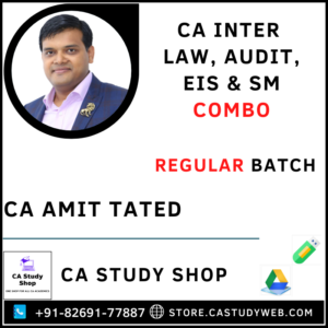 CA Inter Law Audit EIS SM Combo by CA Amit Tated
