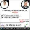 CA Parveen Sharma CA Abhishek Zaware Adv Accounts FM Combo