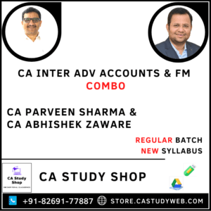 CA Parveen Sharma CA Abhishek Zaware Adv Accounts FM Combo