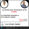 Advanced Accounts FM Combo by CA Parveen Sharma CFA Sanjay Saraf
