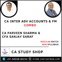 Advanced Accounts FM Combo by CA Parveen Sharma CFA Sanjay Saraf
