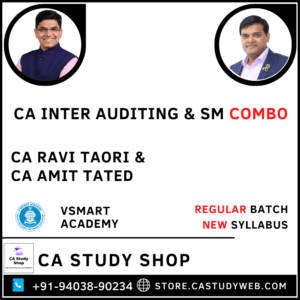 Inter Auditing SM Combo by CA Ravi Taori CA Amit Tated