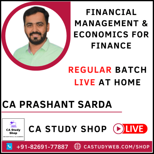 CA Prashant Sarda FM Eco Live at Home