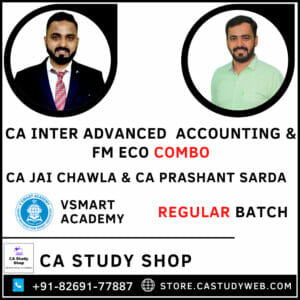 Inter Advanced Accounts FM Eco Combo by CA Jai Chawla CA Prashant Sarda