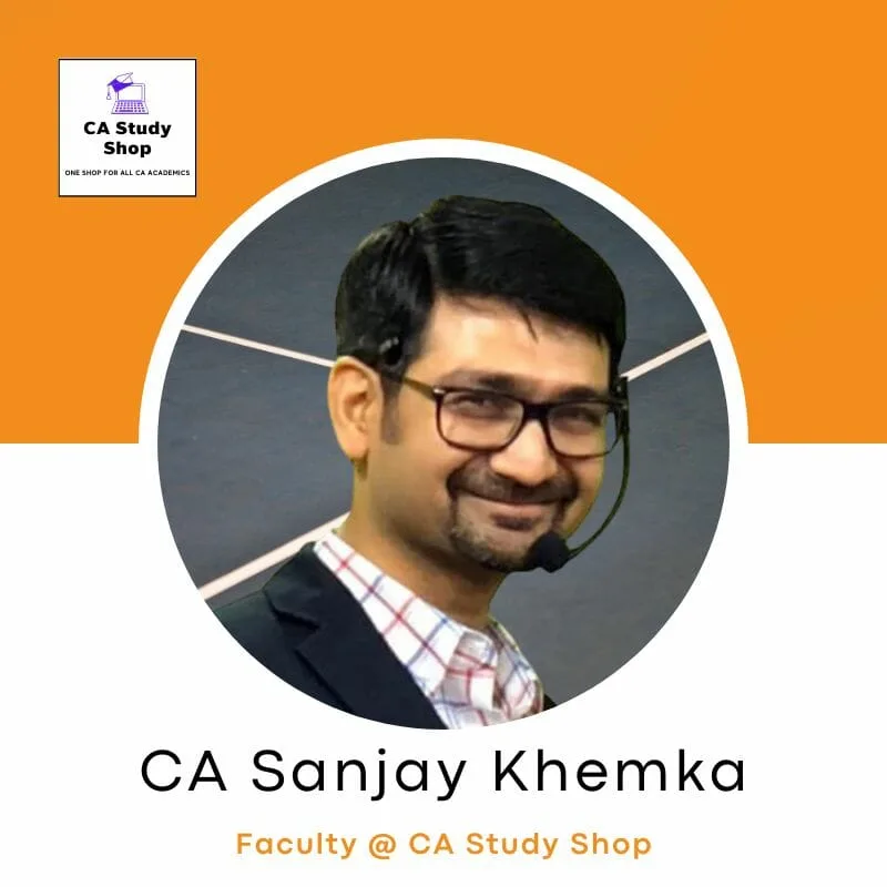 CA Final SFM Best Faculty - CA Sanjay Khemka
