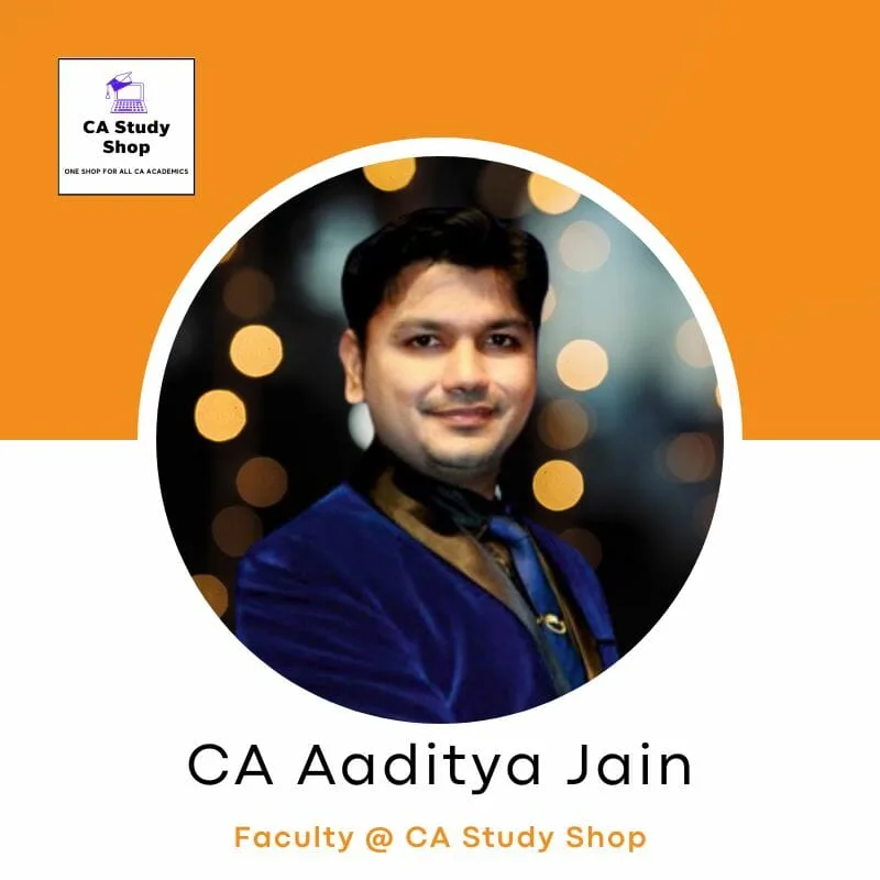 CA Final SFM Classes Best Faculty - CA Aaditya Jain