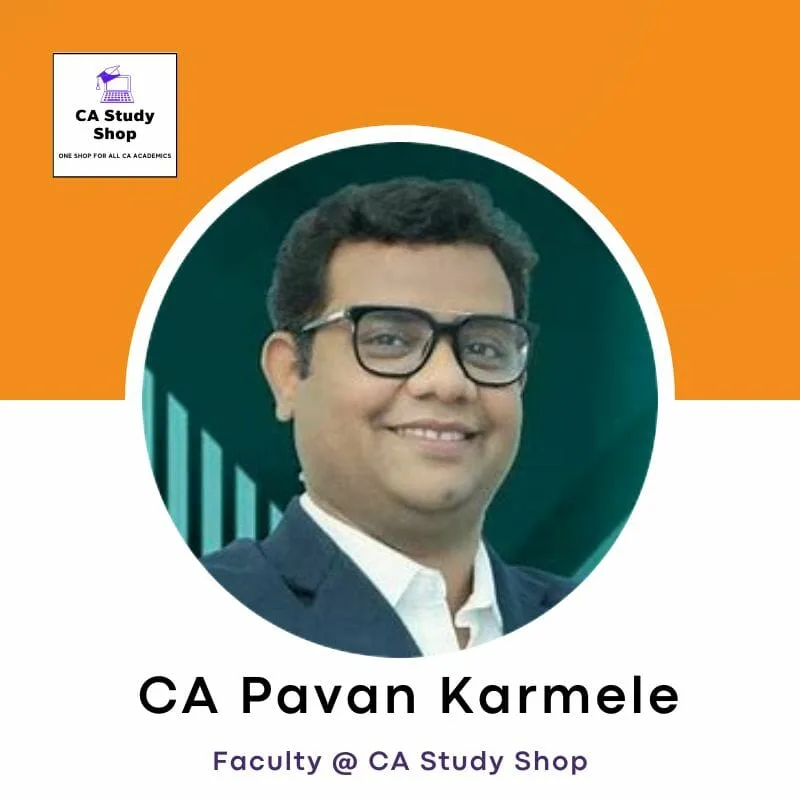 CA Final SFM Classes - CA Pavan Karmele