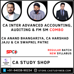 CA Inter Adv Acc Auditing FM SM Combo by SPC Faculties