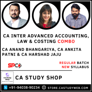 CA Inter Adv Acc Law Costing Combo by SPC Faculties