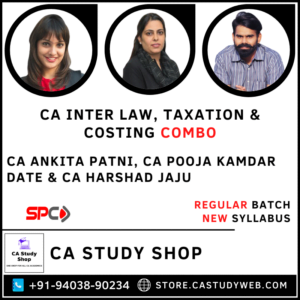 CA Inter Law Taxation Cost Combo by SPC Faculties